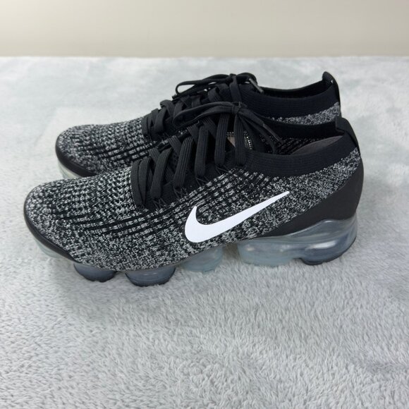 Nike Air Vapormax Flyknit 3 Oreo Black Gray Size 9 - Picture 7 of 15